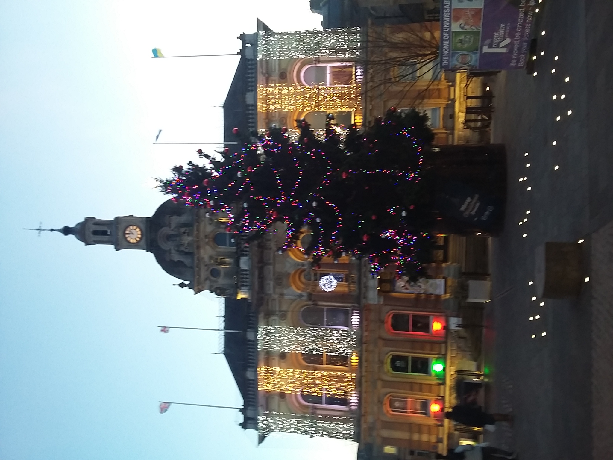 A festive Ipswich town centre